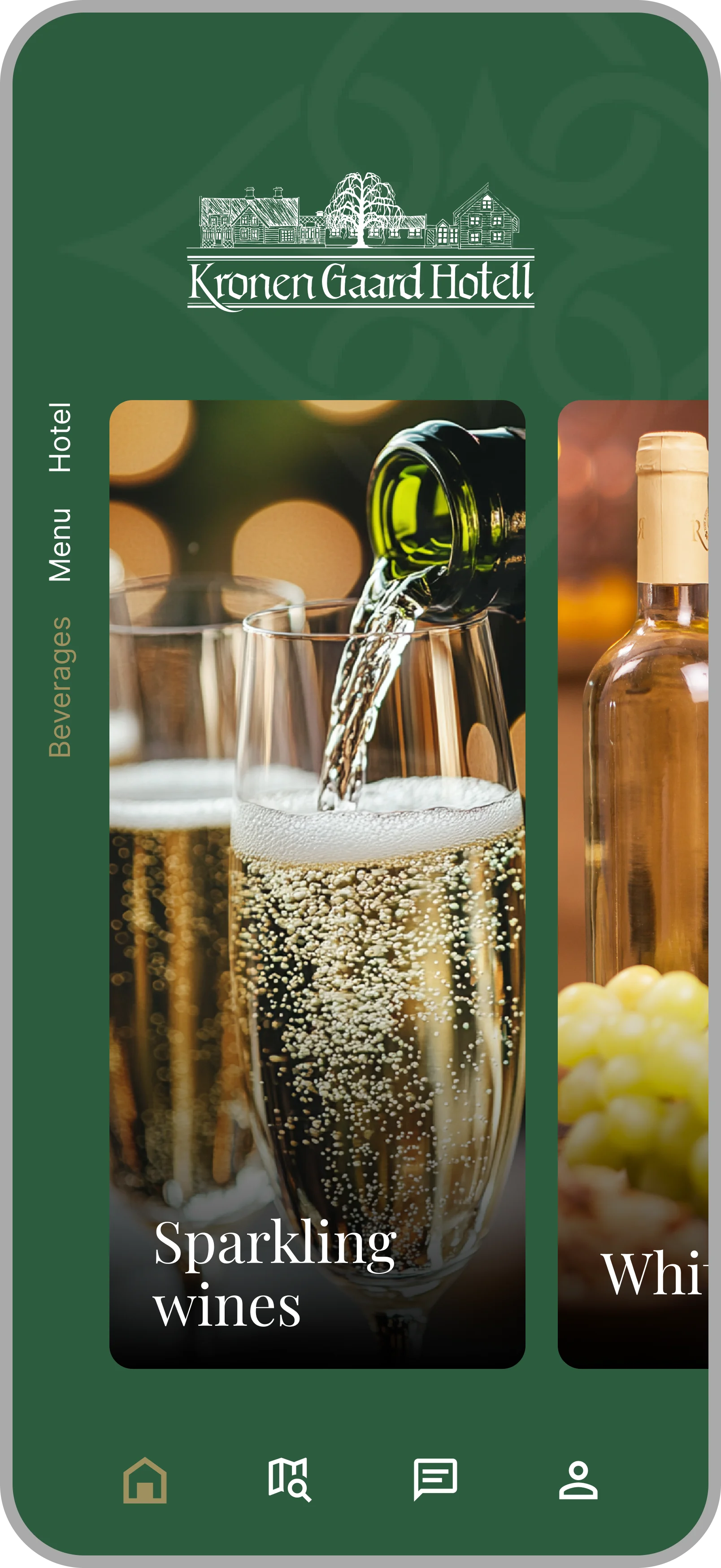 Beverages screen